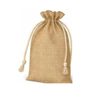 Jute Drawstring Bag (Small)